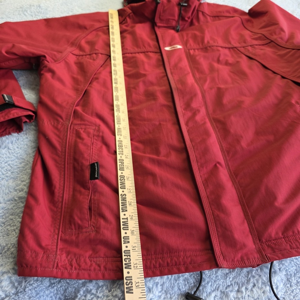 Oakley Jacket Men's XL Vintage Software Burgundy Waterproof Windbreaker Ski Y2K - Picture 15 of 16